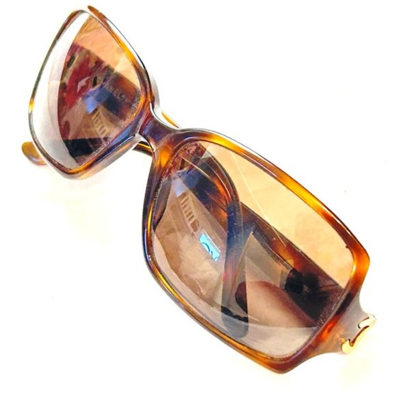 COPY - CHANEL CC Logo Sunglasses 5030 Tortoise Rectangle Eyewear Made in Italy - Picture 5 of 7